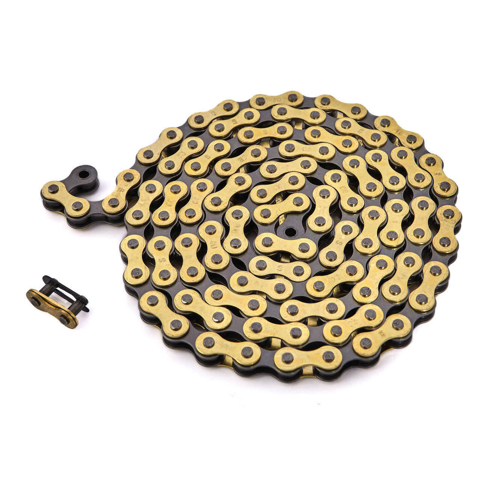 Khebikes - Bmx Chaine Or 1/2"x1/8" Acier Khebikes - Chaîne - Jaune - Taille Unique - Decathlon