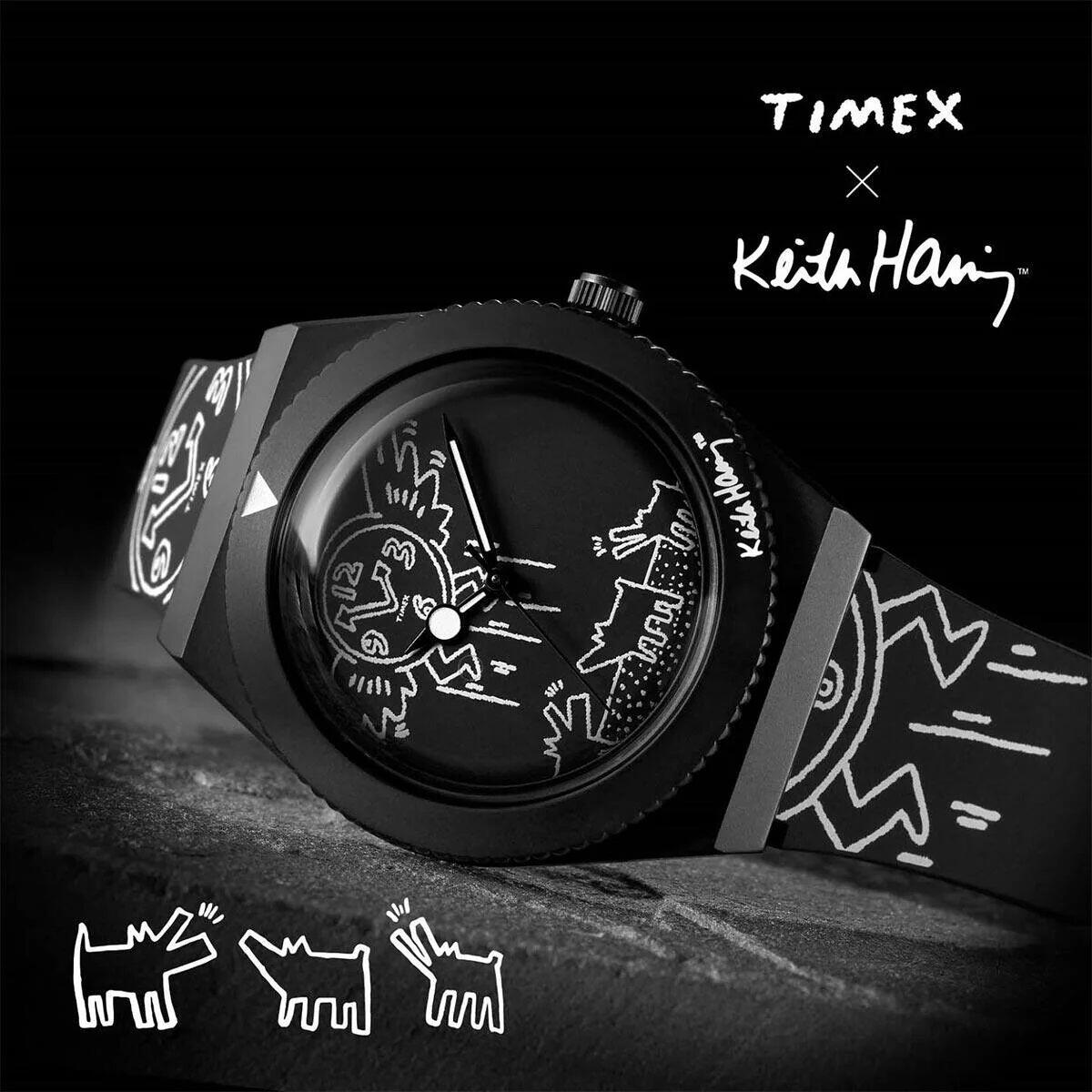 Herrenuhr Timex Q X KEITH HARING SPECIAL EDT. 2/6