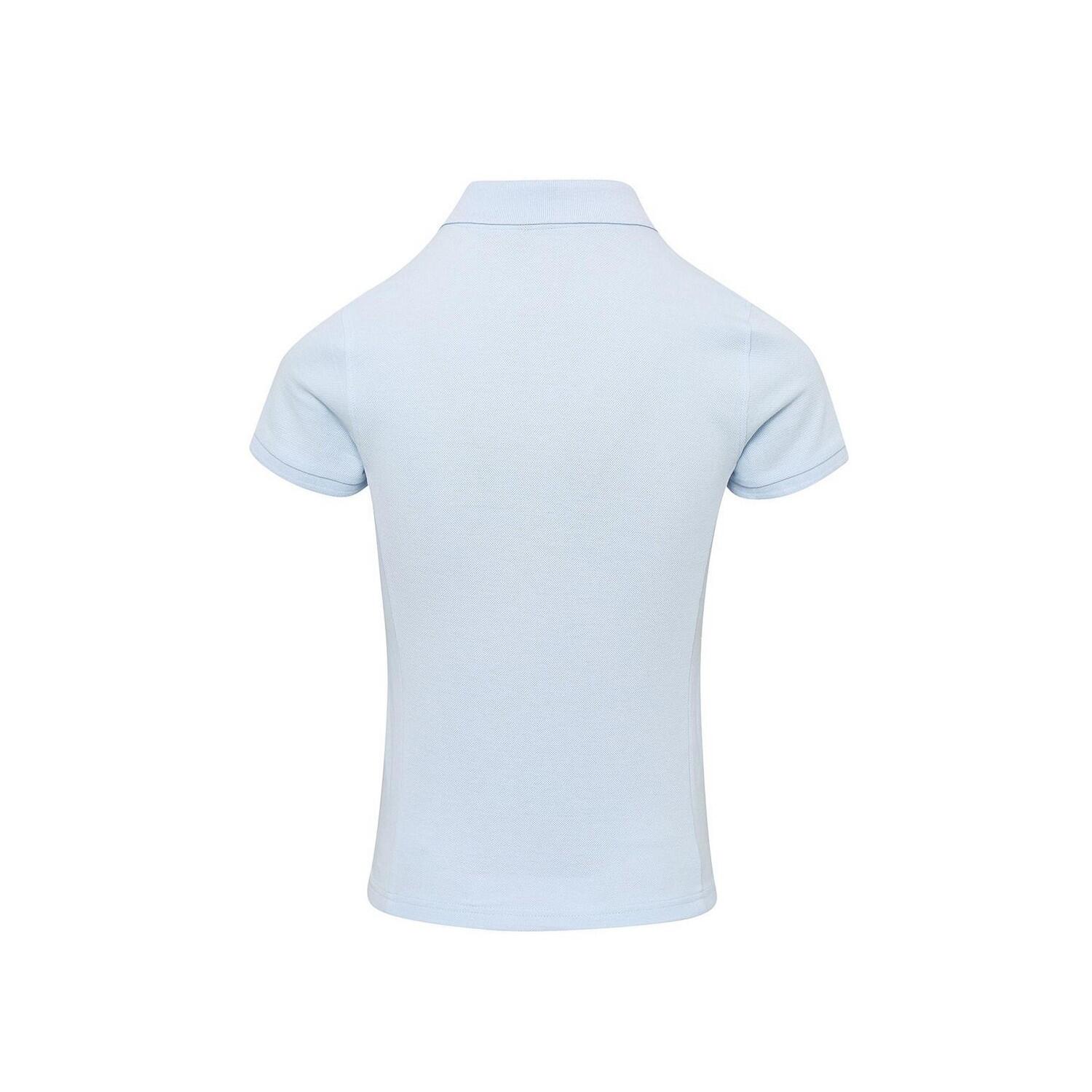 Maglietta Polo Plus Donna Premier Azzurro 2/4