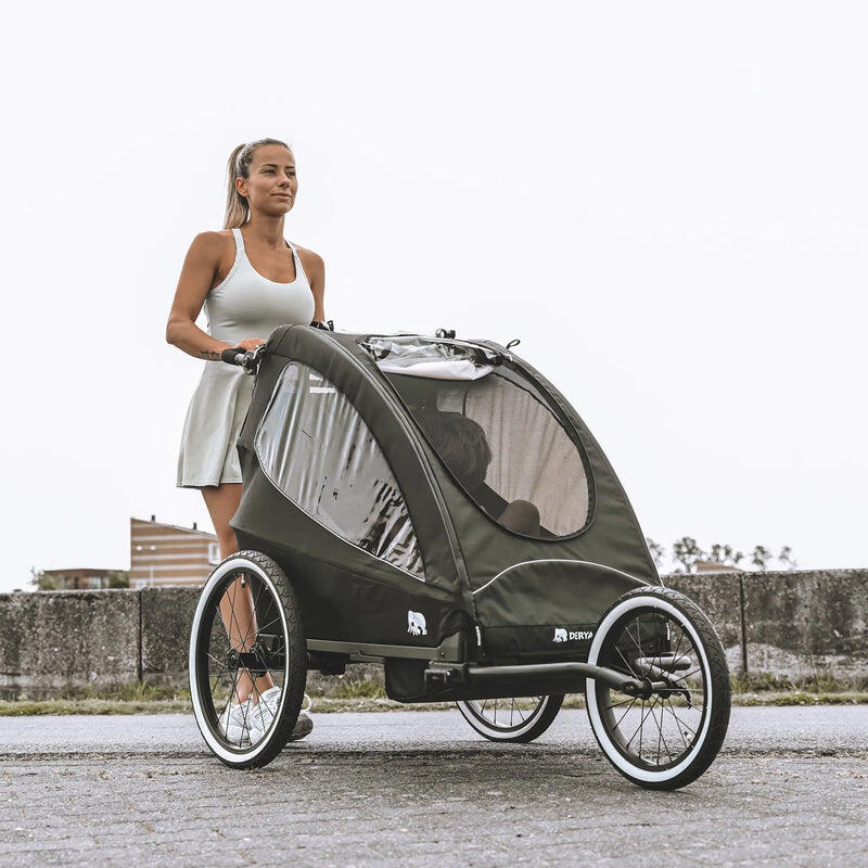 Deryan Luxe Bicycle Trailer - remorcă pentru biciclete