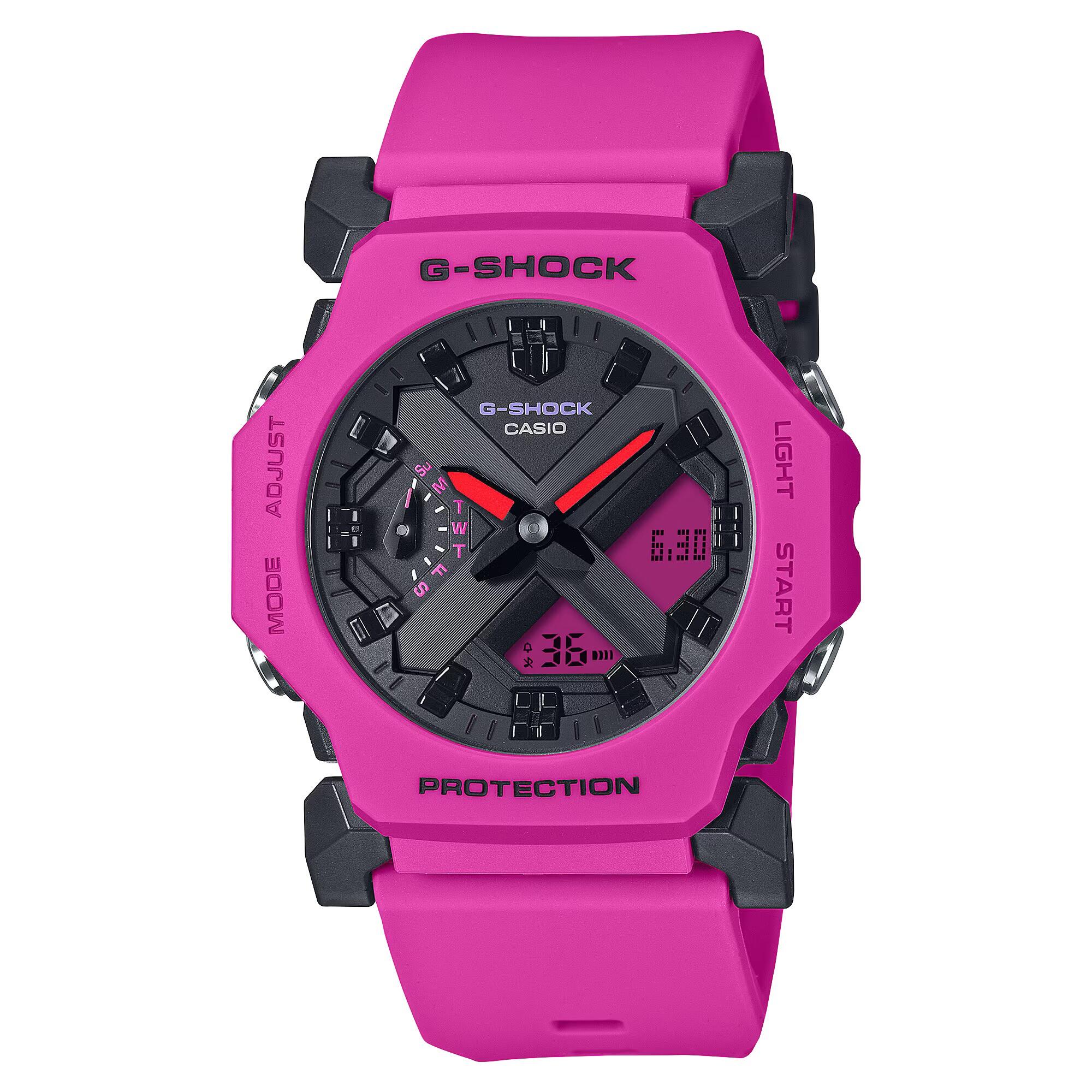 Casio Relógio Unissexo G-Shock Ga-2300-4Aer Preto Rosa da Decathlon