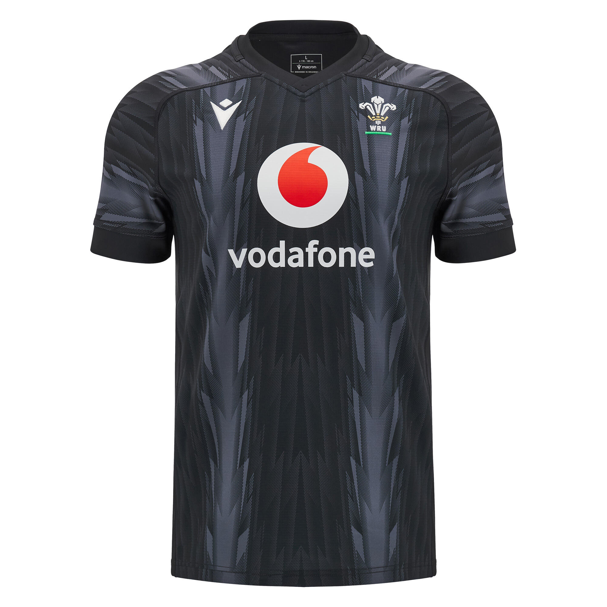 MACRON Wales WRU M24/25 Training Rugby Shirt Adults