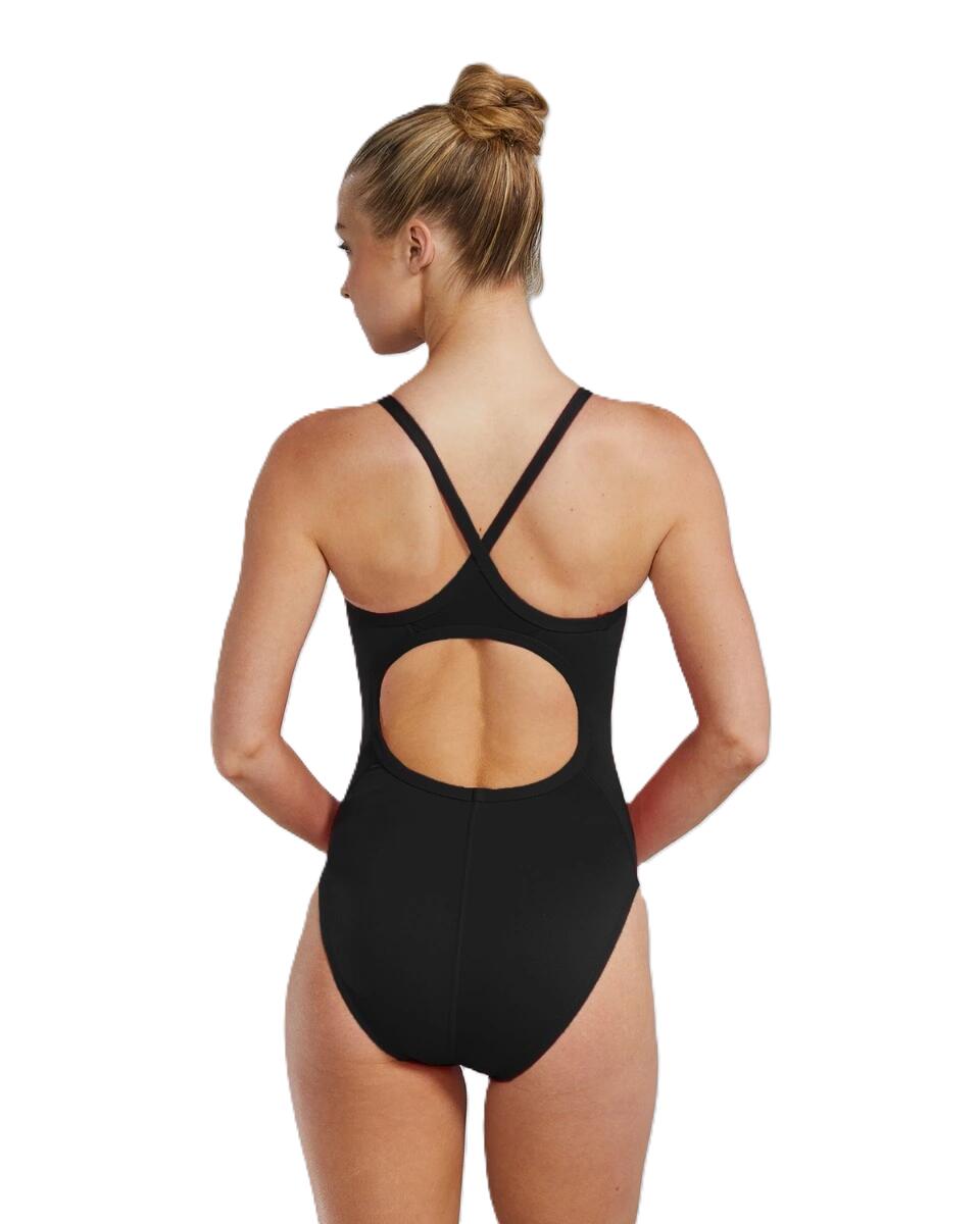 TYR DiamondFit Durafast Elite Solid Swimsuit - Black 5/7