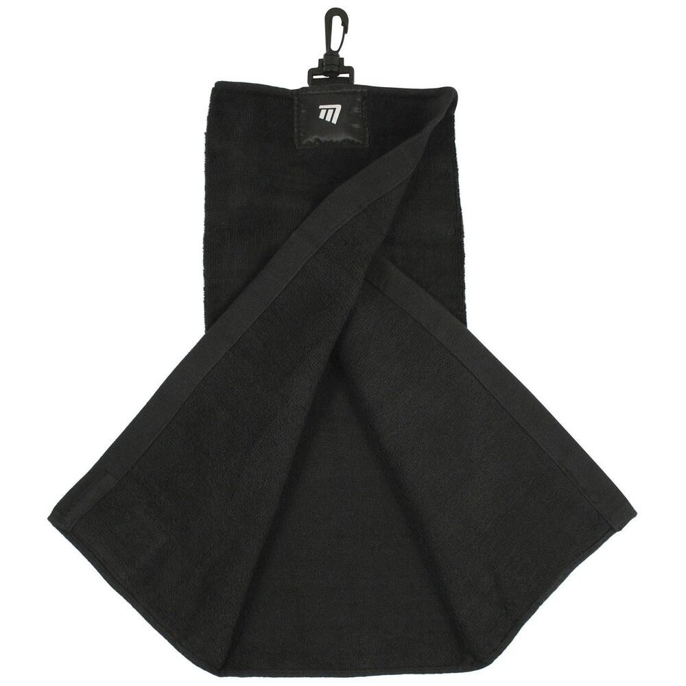 TriFold Golf Towel (Black) 1/3