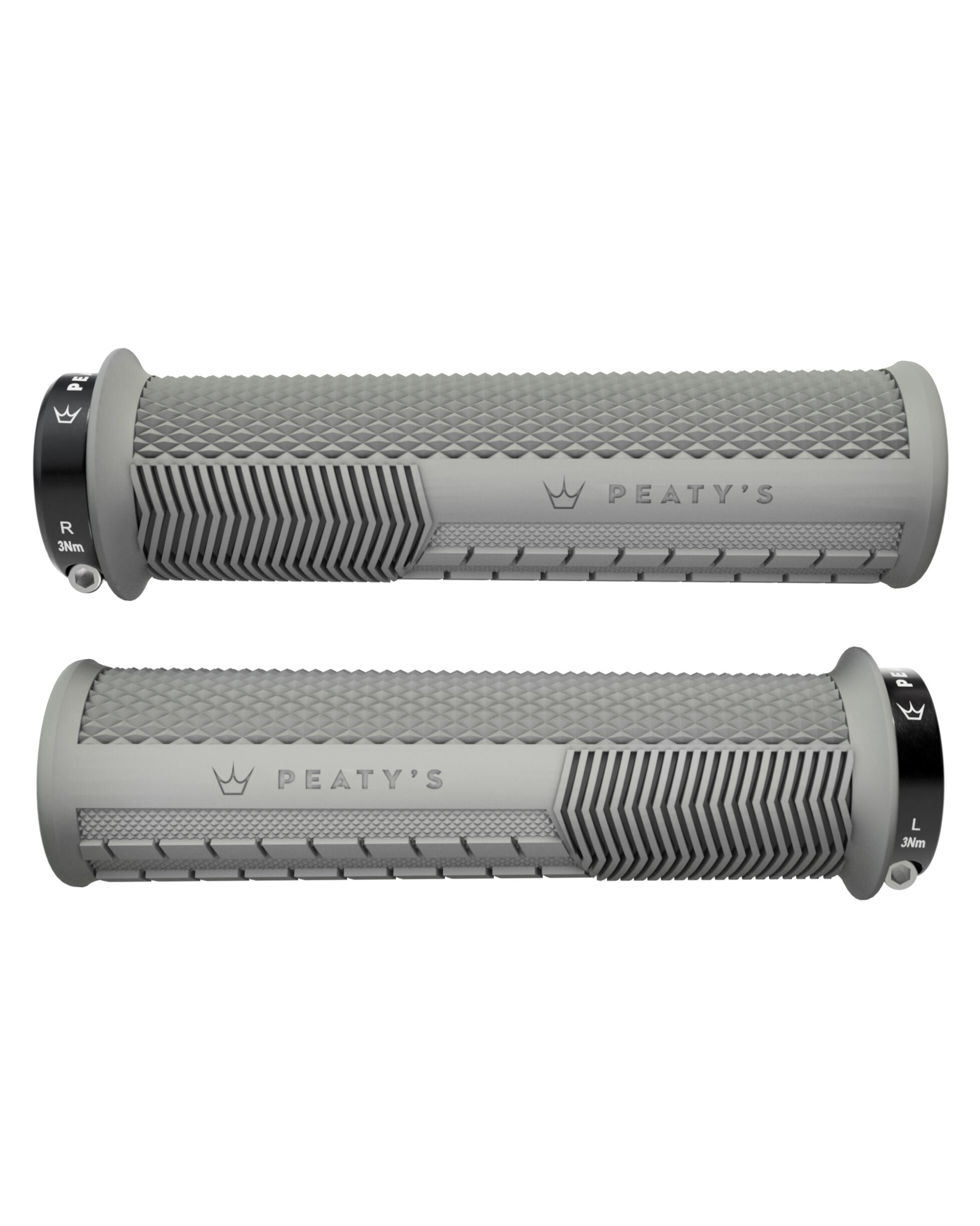 Par de Puños Monarch Knurl Grises de Peaty 7/7