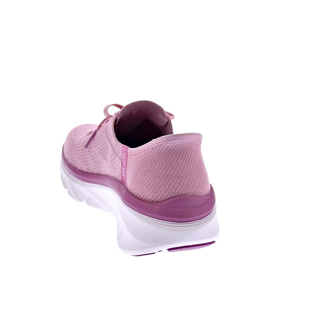 Baskets FEMME Skechers Slip-ins D'lux Walker 2 Thrill Movement ROSE 3/5