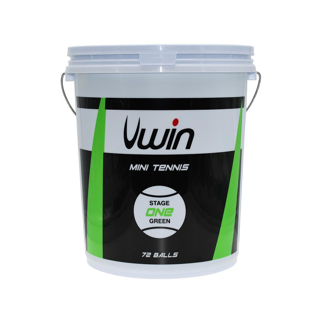 UWIN Stage 1 Tennis Balls (Pack Of 72) (Green)