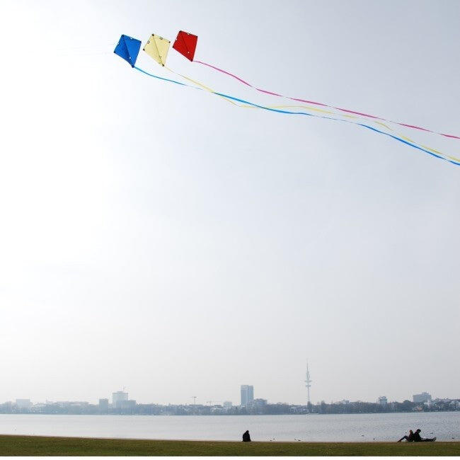 Cometa acrobática Wolkensturmer Racer 3-Stack 1211 Rainbow 90 x 90 cm 7/7