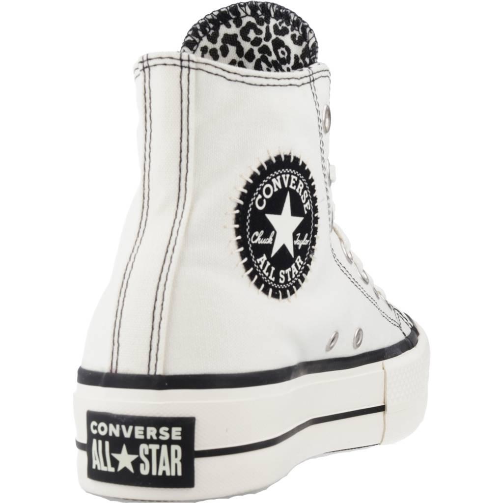 Sneakers Converse Model Chuck Taylor All Star Lift Hi Kleur Wit 3/5