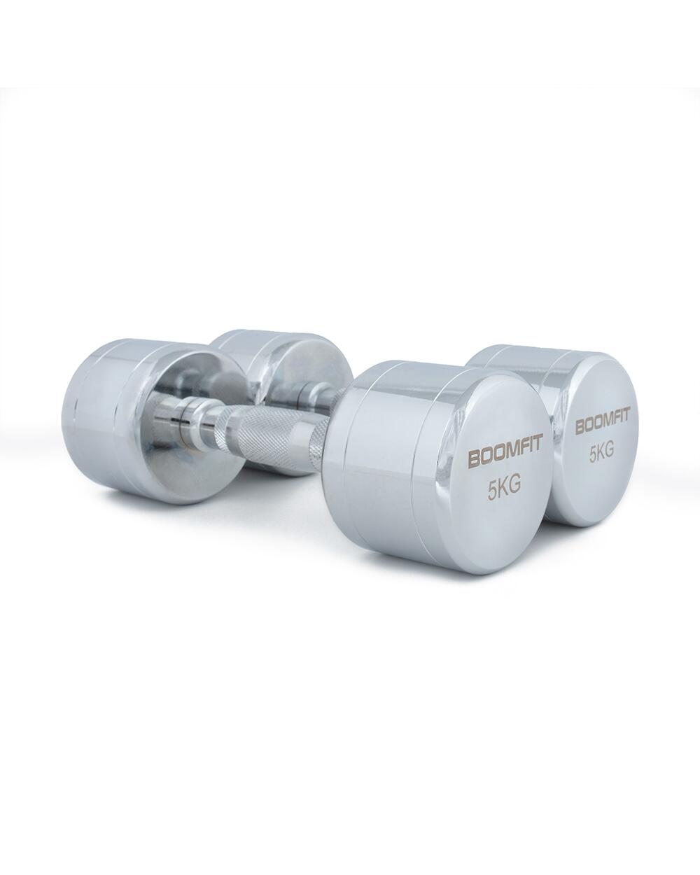 Halteres cromados 5kg (par) - boomfit