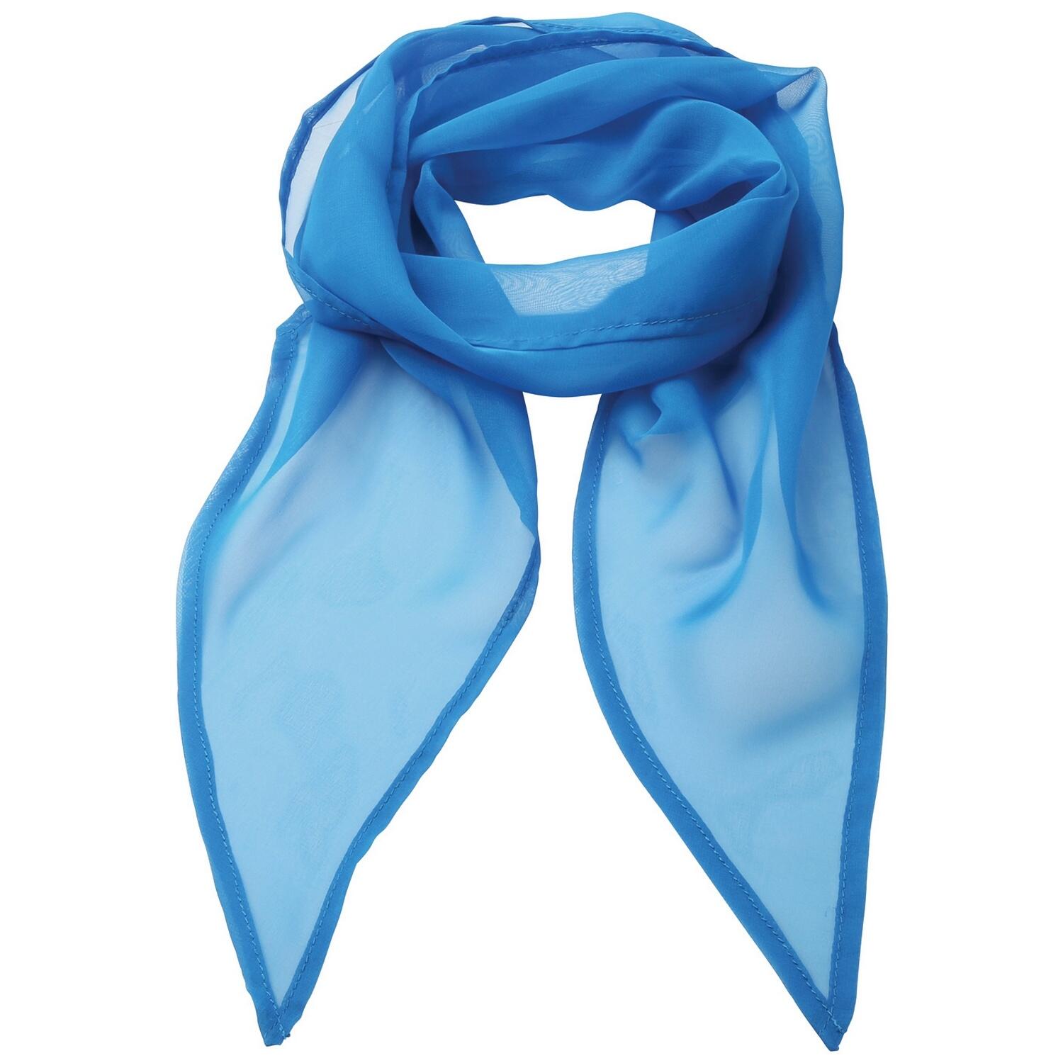 PREMIER Ladies/Womens Work Chiffon Formal Scarf (Sapphire)