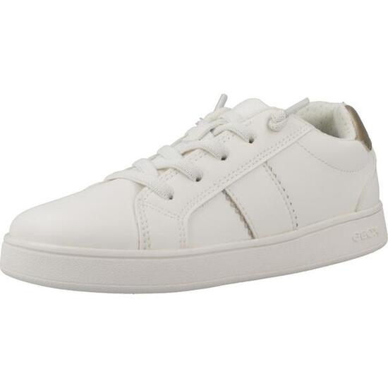 Baskets Geox Modèle J Eclyper Girl Couleur Blanc