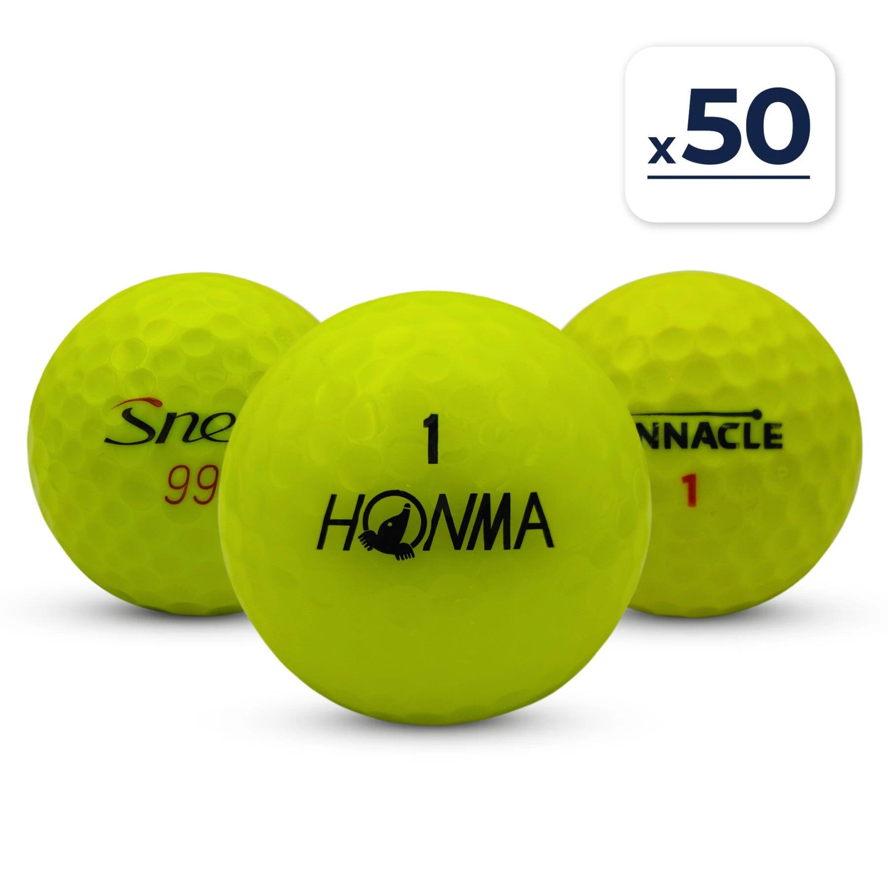 Beegolf - Seconde Vie - 50 Balles De Golf -b- Bon État - Balle De Golf - Jaune - Taille Unique - Decathlon