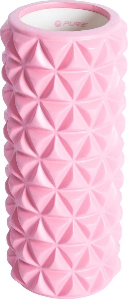 Wałek roller do Jogi i masażu P2I różowy 33x14cm
