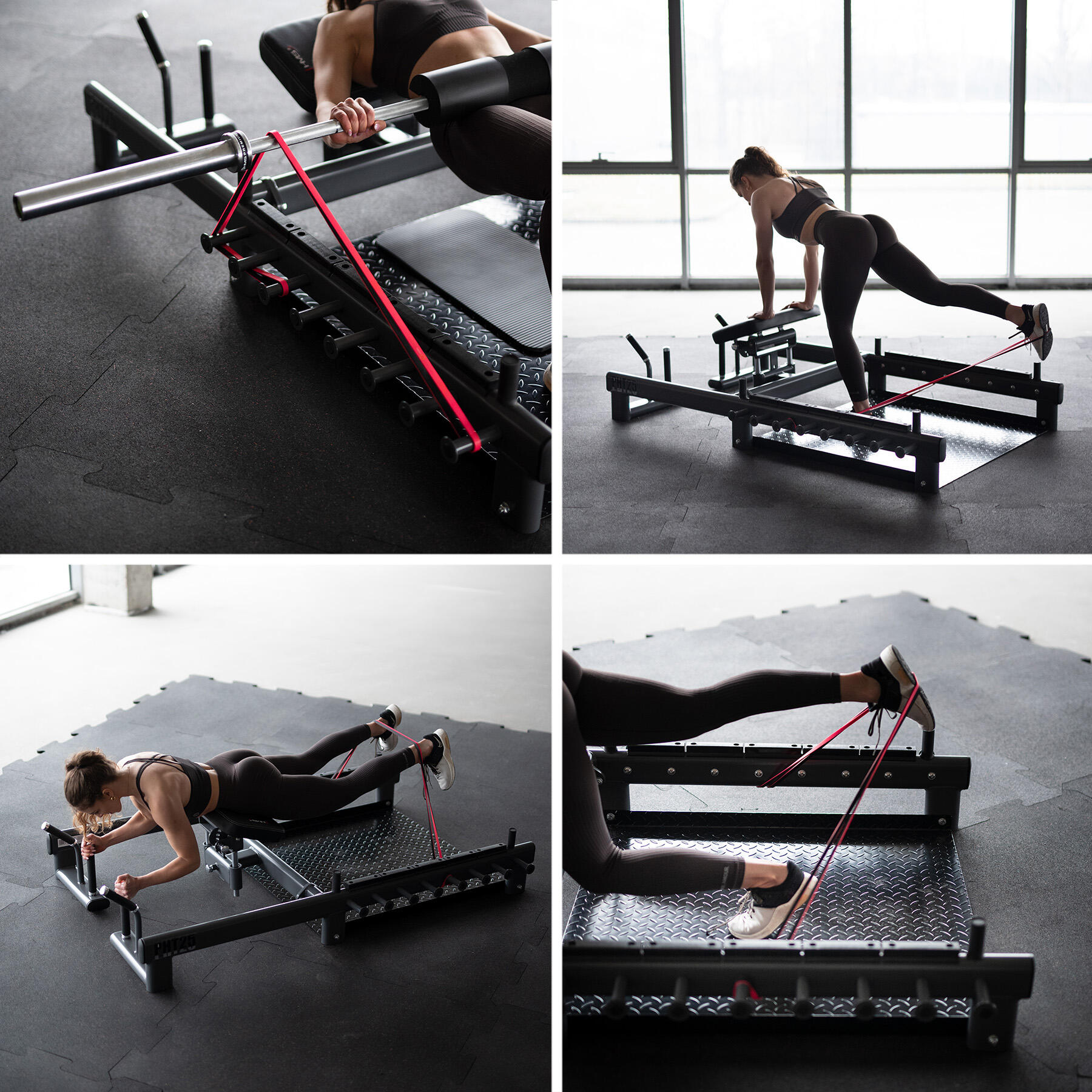 Platforma do ćwiczeń mięśni pośladków hip thrust i martwego ciągu PHT25 HMS 3/7