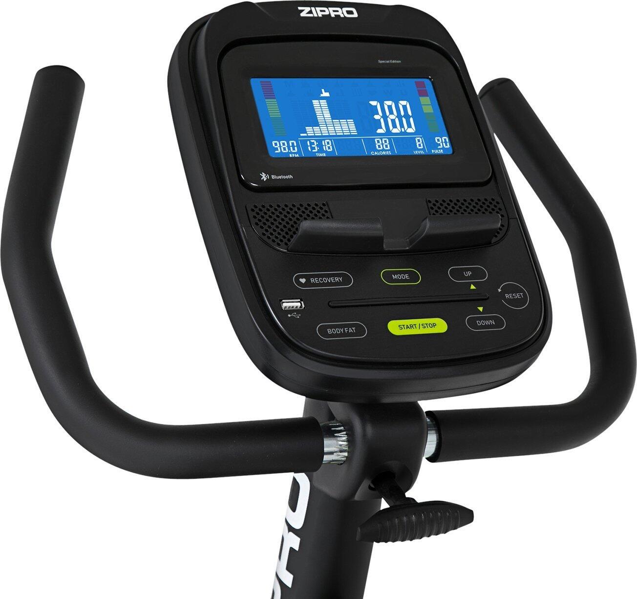 Vélo d'appartement électromagnétique Zipro Glow connecté iConsole+ 5/8