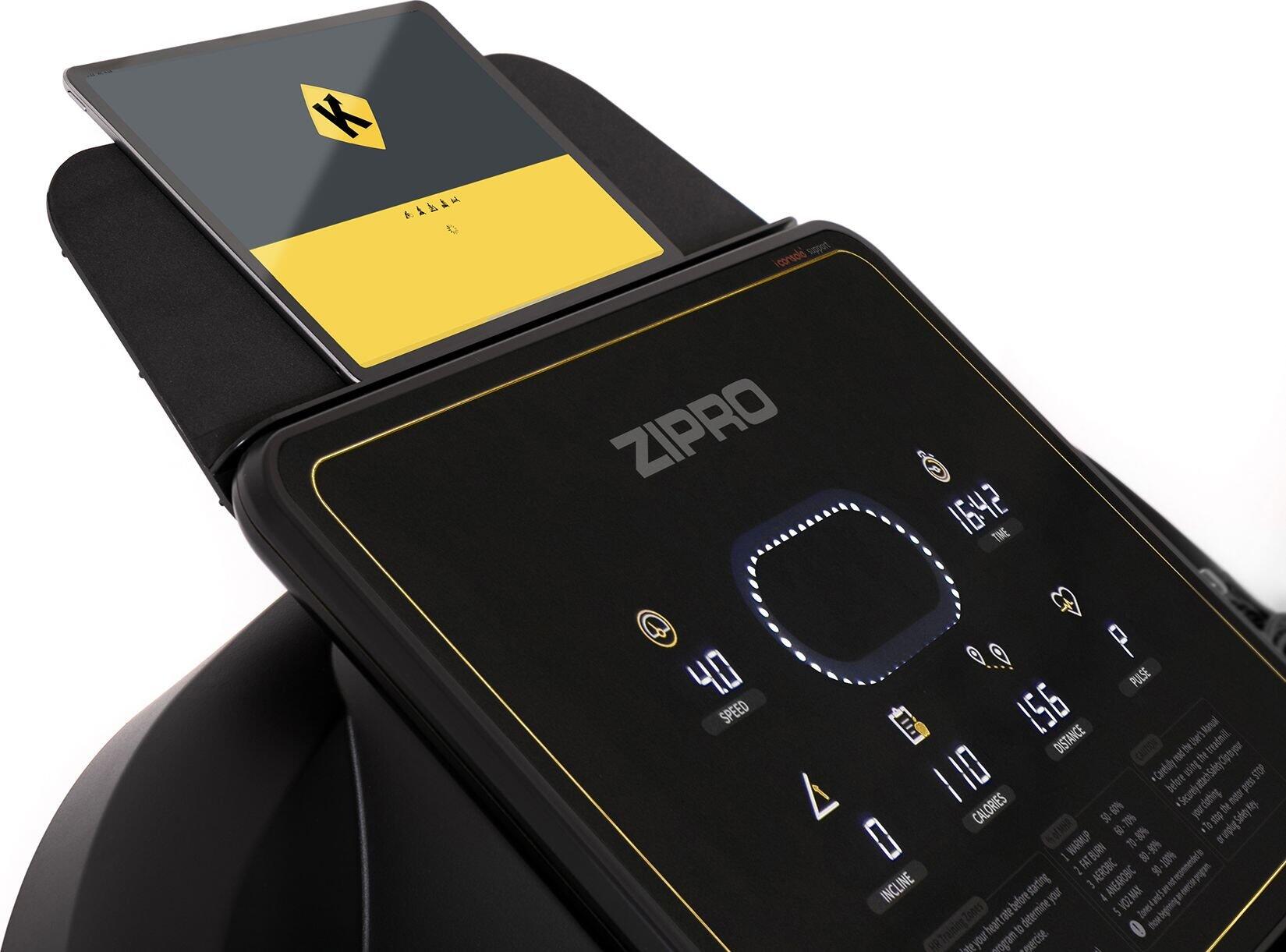Bieżnia treningowa elektryczna do biegania do 22 km/h Pacemaker iConsole+ 5/8