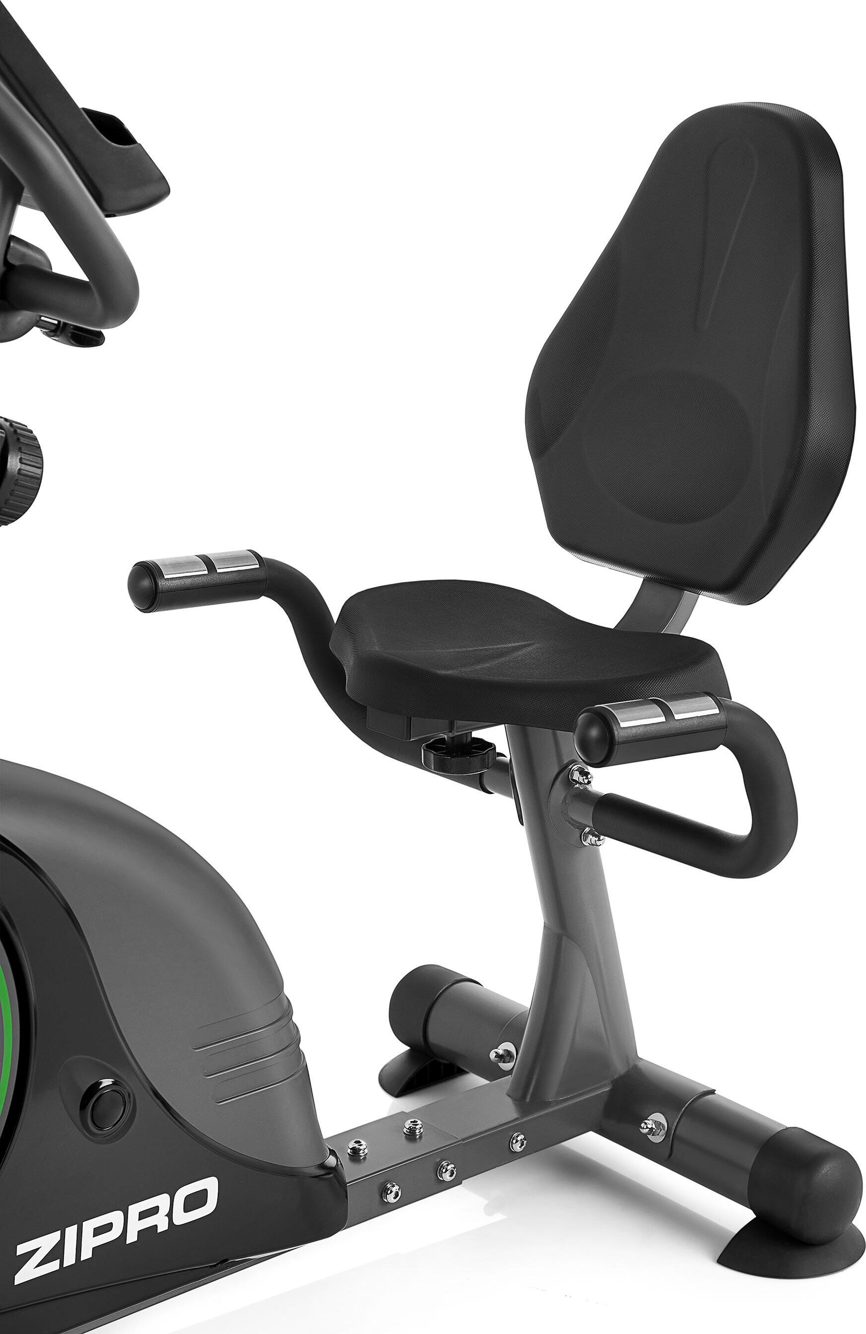Ligfiets hometrainer Zipro Easy magnetische voor fitness en cardio 5/8
