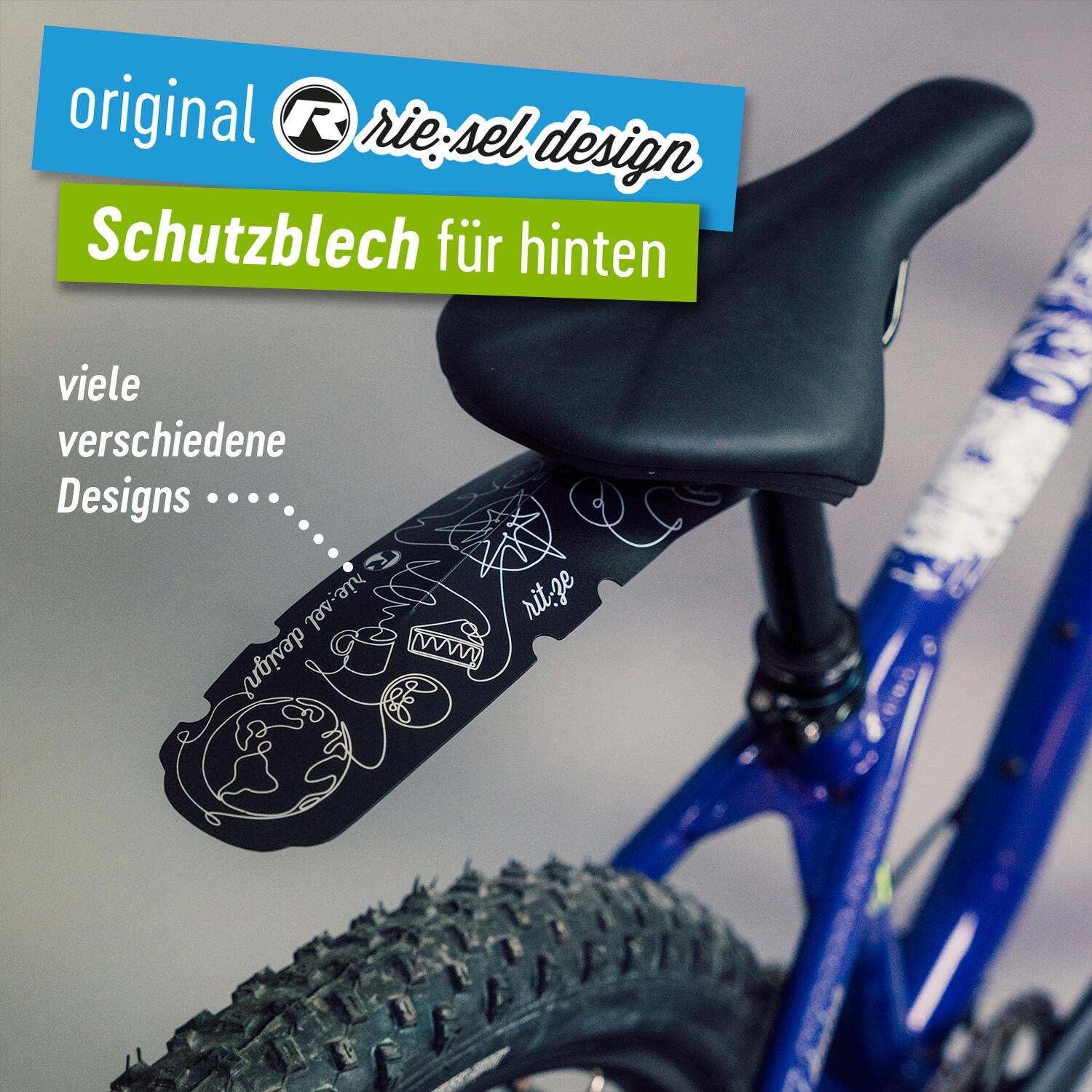fully schutzblech hinten ACID Schutzblech MUD BLOCKER hinten lang