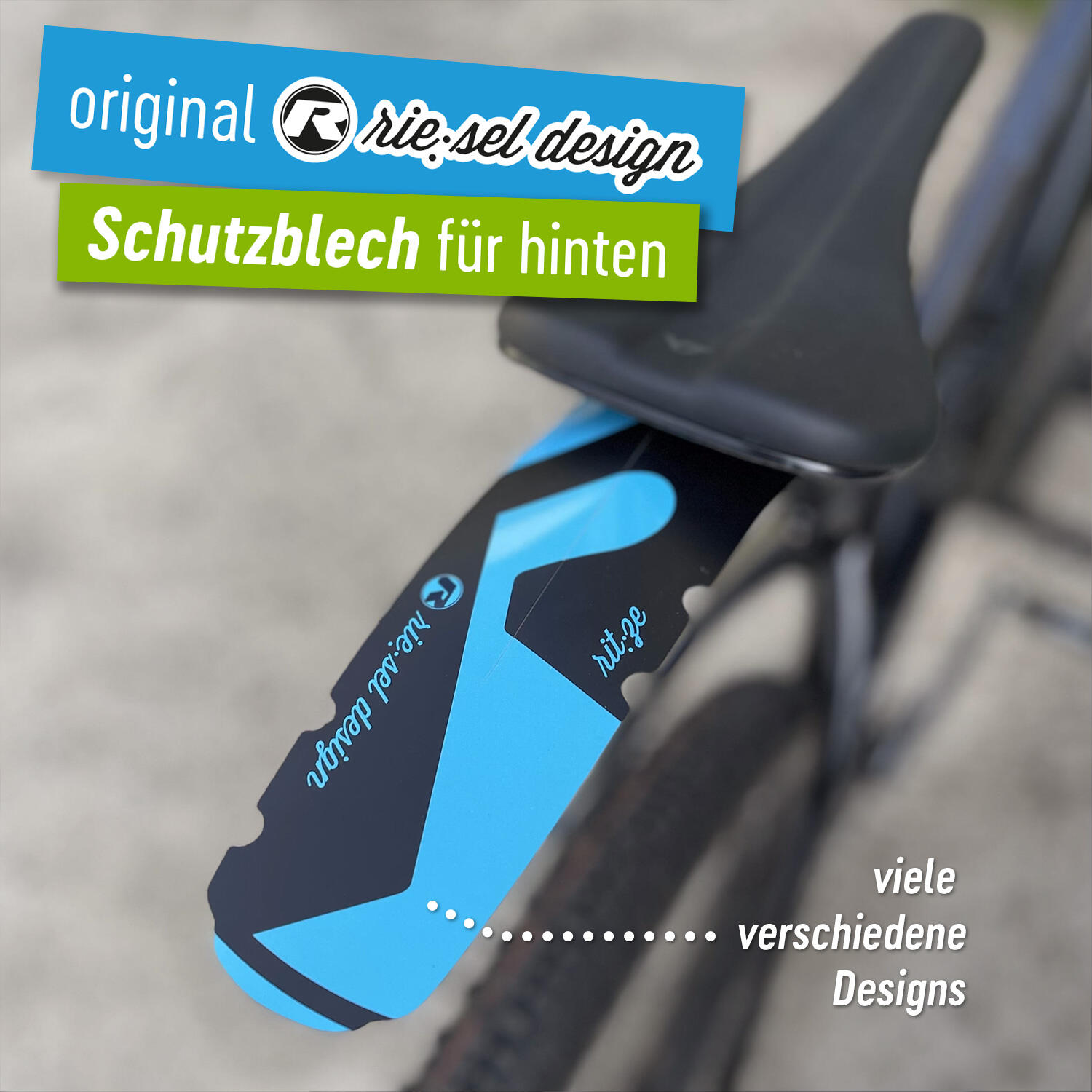 Steckschutzblech Mudguard für den Sattel Rennrad Gravel Schutzblech hinten 2/6