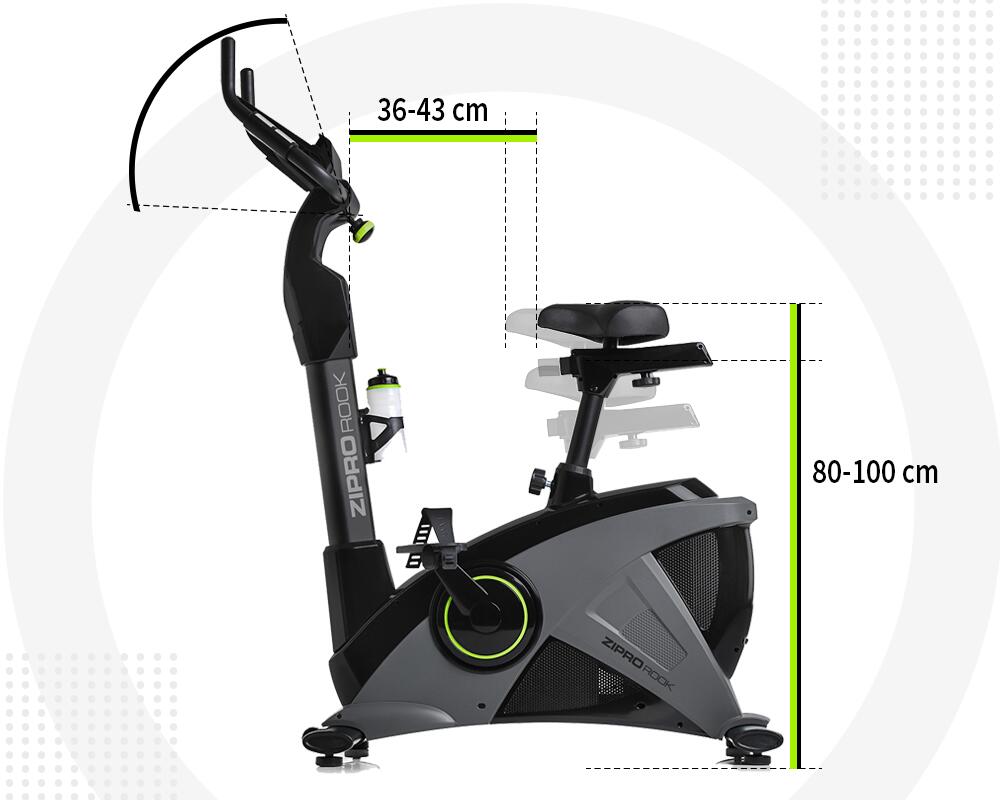 Hometrainer Zipro Rook elektromagnetisch iConsole+, Kinomap verbonden 2/8