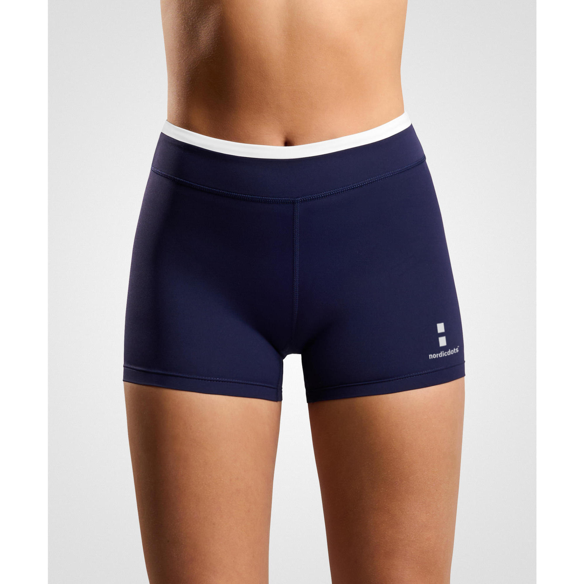 Nordicdots - Short Moulant De Tennis/padel Femme Marine - Short - Bleu - Decathlon