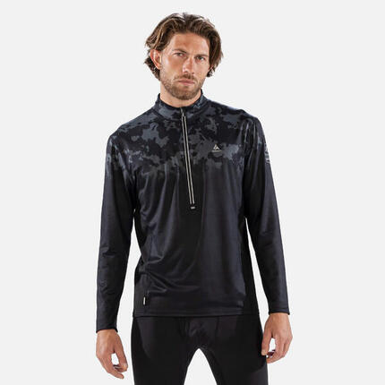 Surfanic Męska Bluza Termoaktywna Carbon Dri Koszulka z Zamkiem SWU1604-020