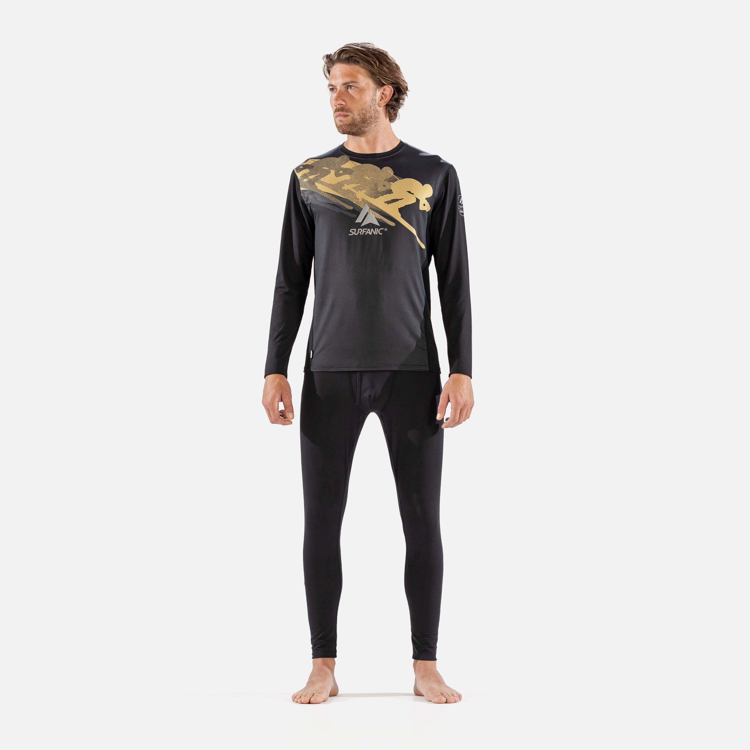 Surfanic Męska Koszulka Termoaktywna Carbon Dri – Aktywny Węgiel – SWU1603-020 4/7