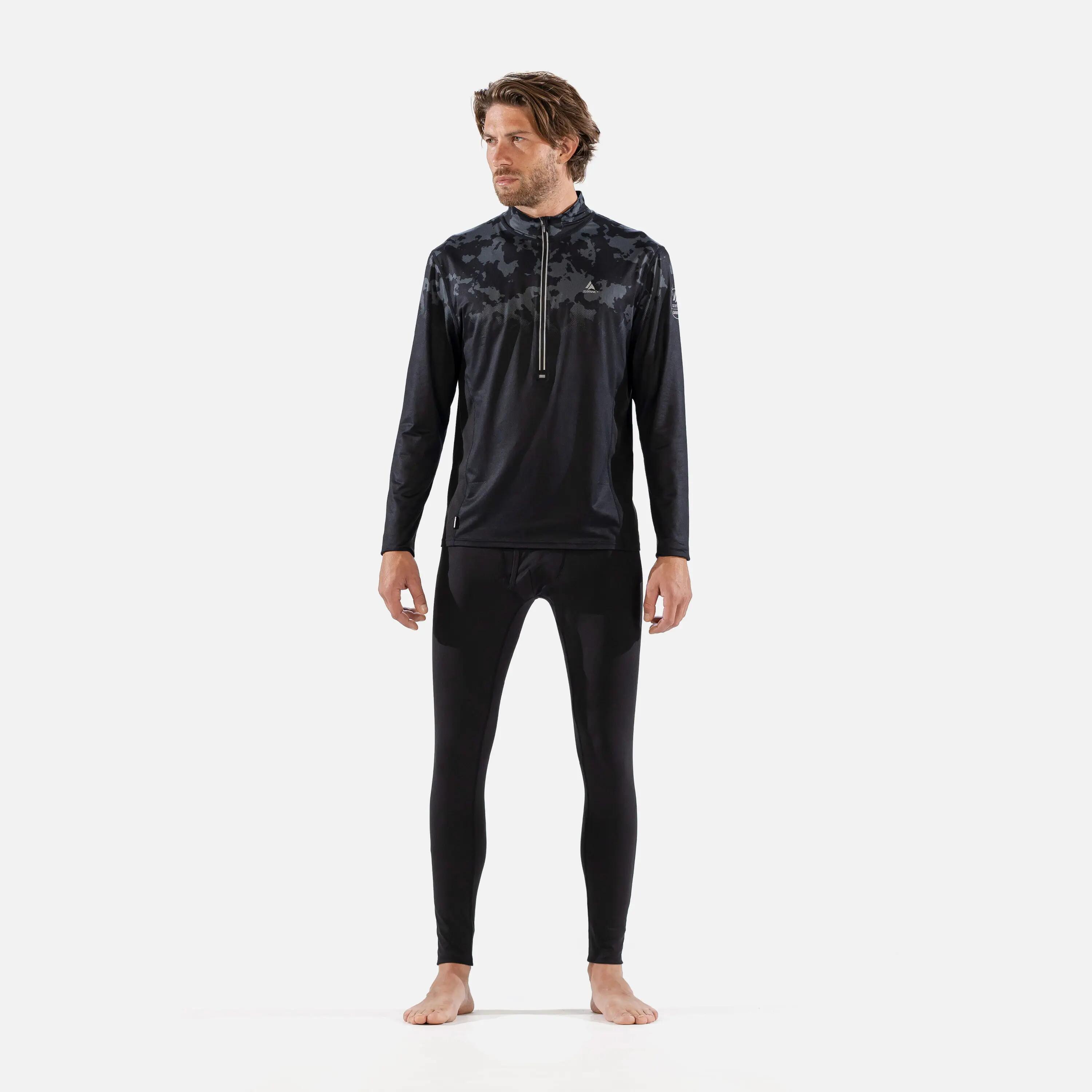 Surfanic Męska Bluza Termoaktywna Carbon Dri Koszulka z Zamkiem SWU1604-020 2/7