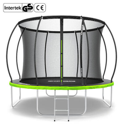 Trampoline ronde jump pro premium - 10ft 312cm - met veiligheidsnet intern