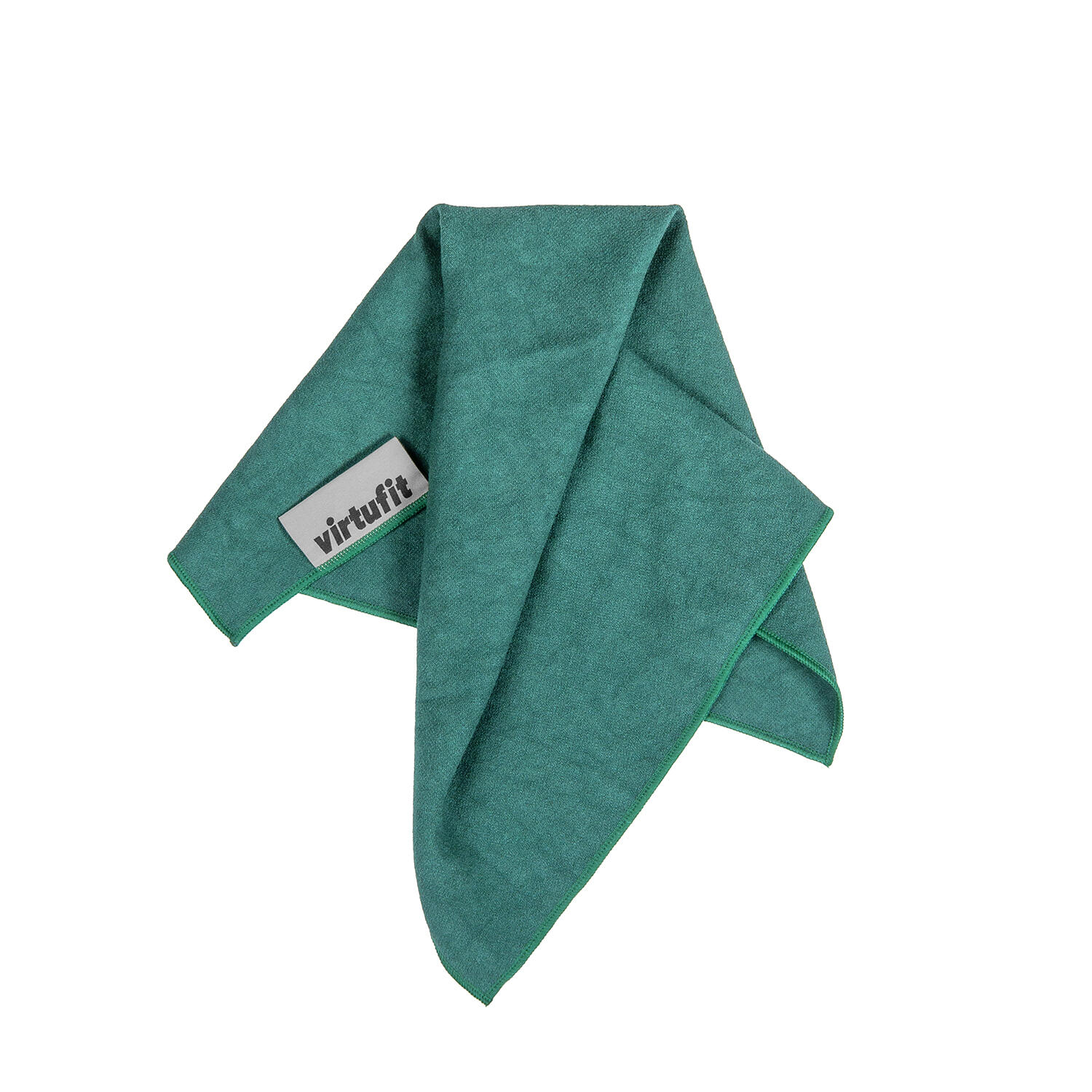 Virtufit - Serviette De Yoga Premium - Microfibre - 76 X 51 Cm - Vert Océan - Serviette Antidérapante - Vert - Taille Unique - Decathlon