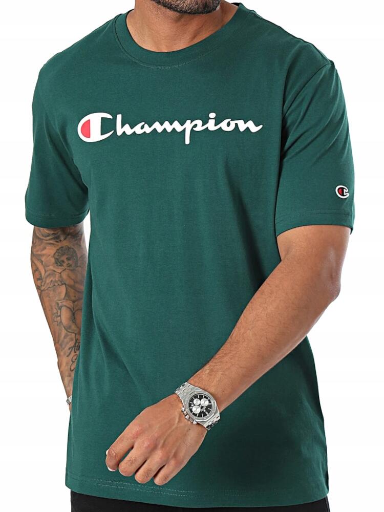 Champion heren T-shirt SS Tee - 100% katoen, korte mouw 3/5