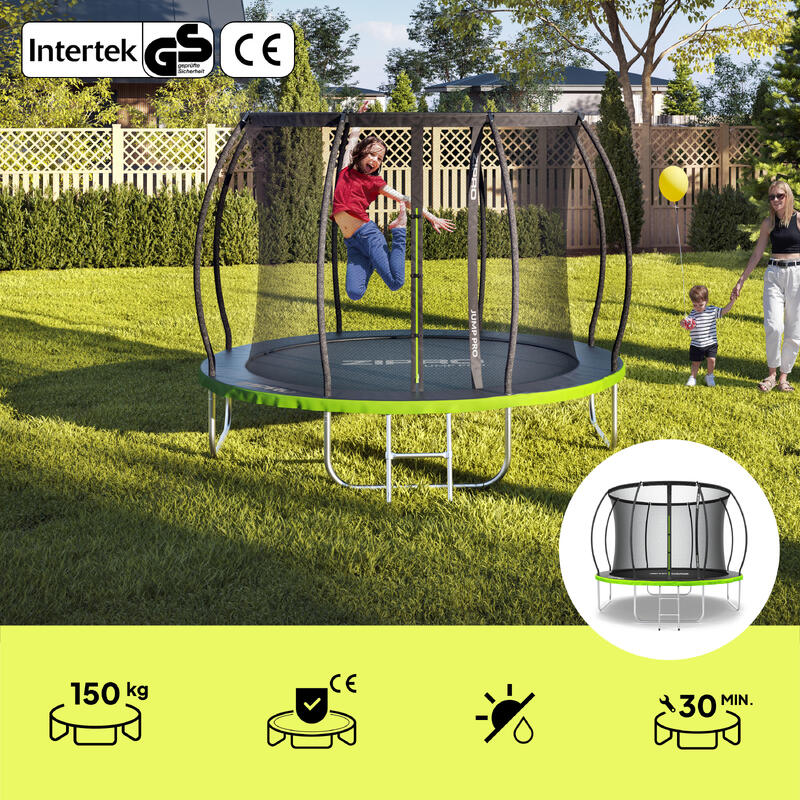 Trambulină de exterior Zipro Jump Pro Premium cu plasă de protecție 10FT 312cm
