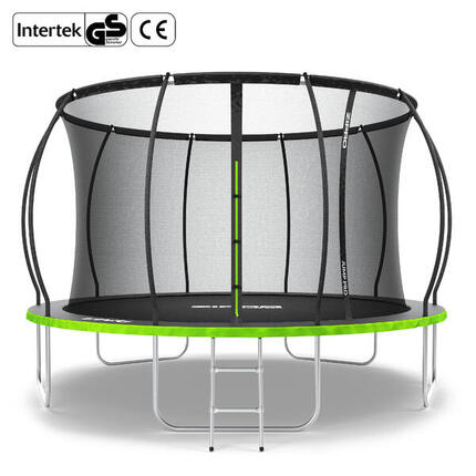 Trampolina ogrodowa Zipro Jump Pro Premium z siatką wewnętrzną 12FT 374cm