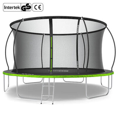 Trampoline ronde jump pro premium - 14ft 435cm - met veiligheidsnet intern