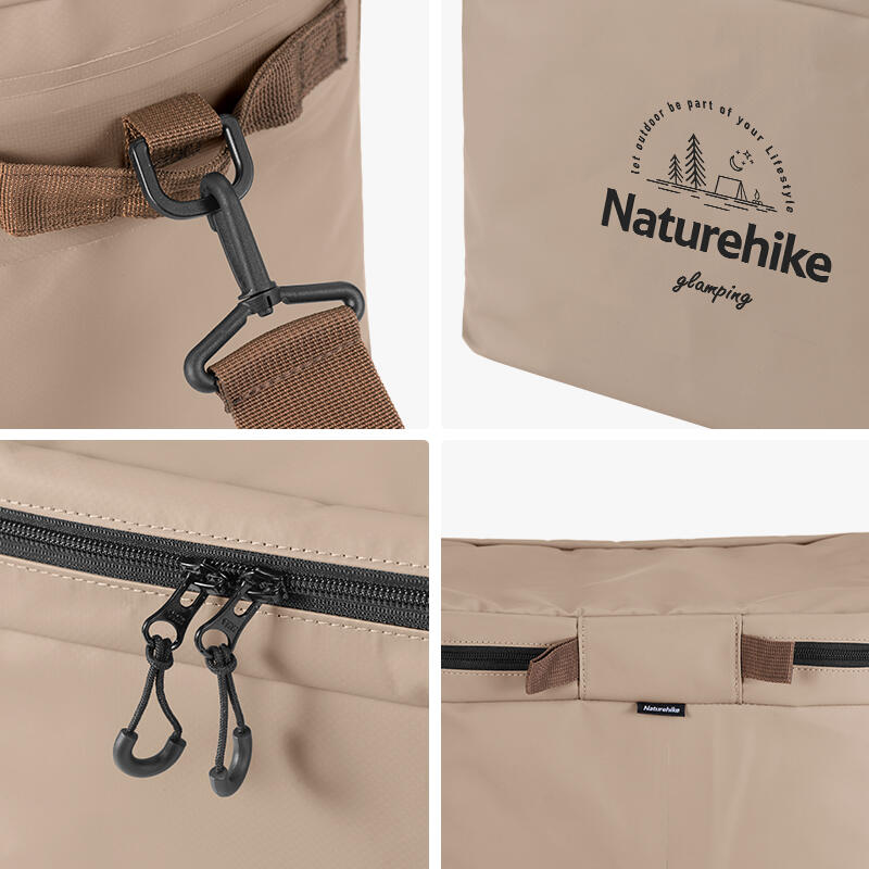 Nevera Portátil 12L  para playa y camping Ultraligera Naturehike Marrón Claro 5/5