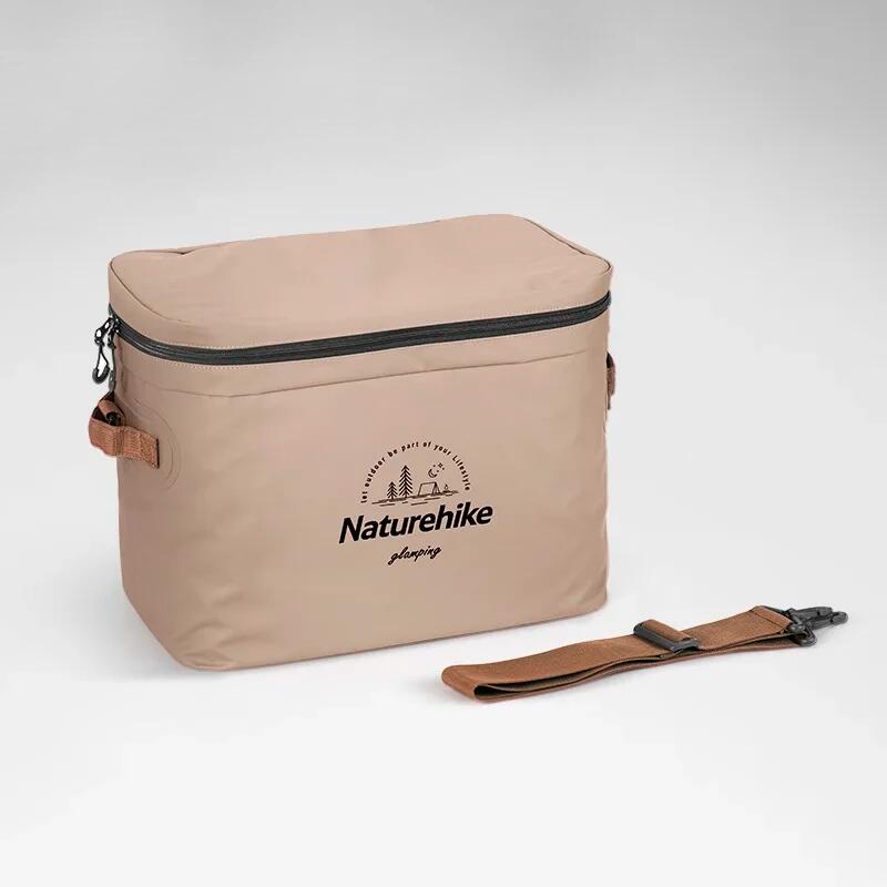 Nevera Portátil 12L  para playa y camping Ultraligera Naturehike Marrón Claro 1/5