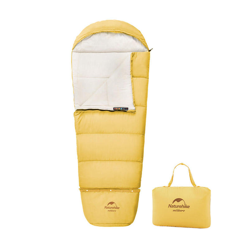 Saco de Dormir para Niños ultraligero y portatil Amarillo