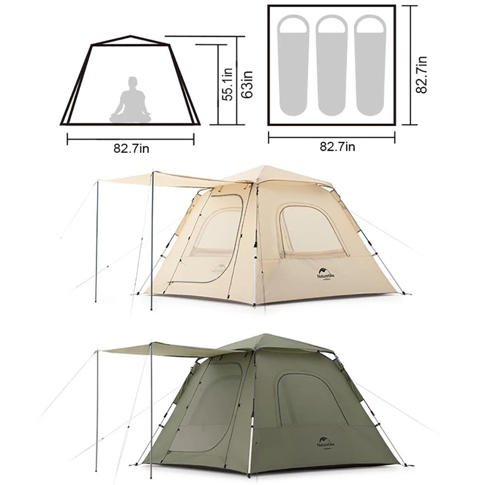 Tienda Nature Hike Ango Pop Up Khahi: Fácil Montaje, Ultraligera y Resistente 3/7