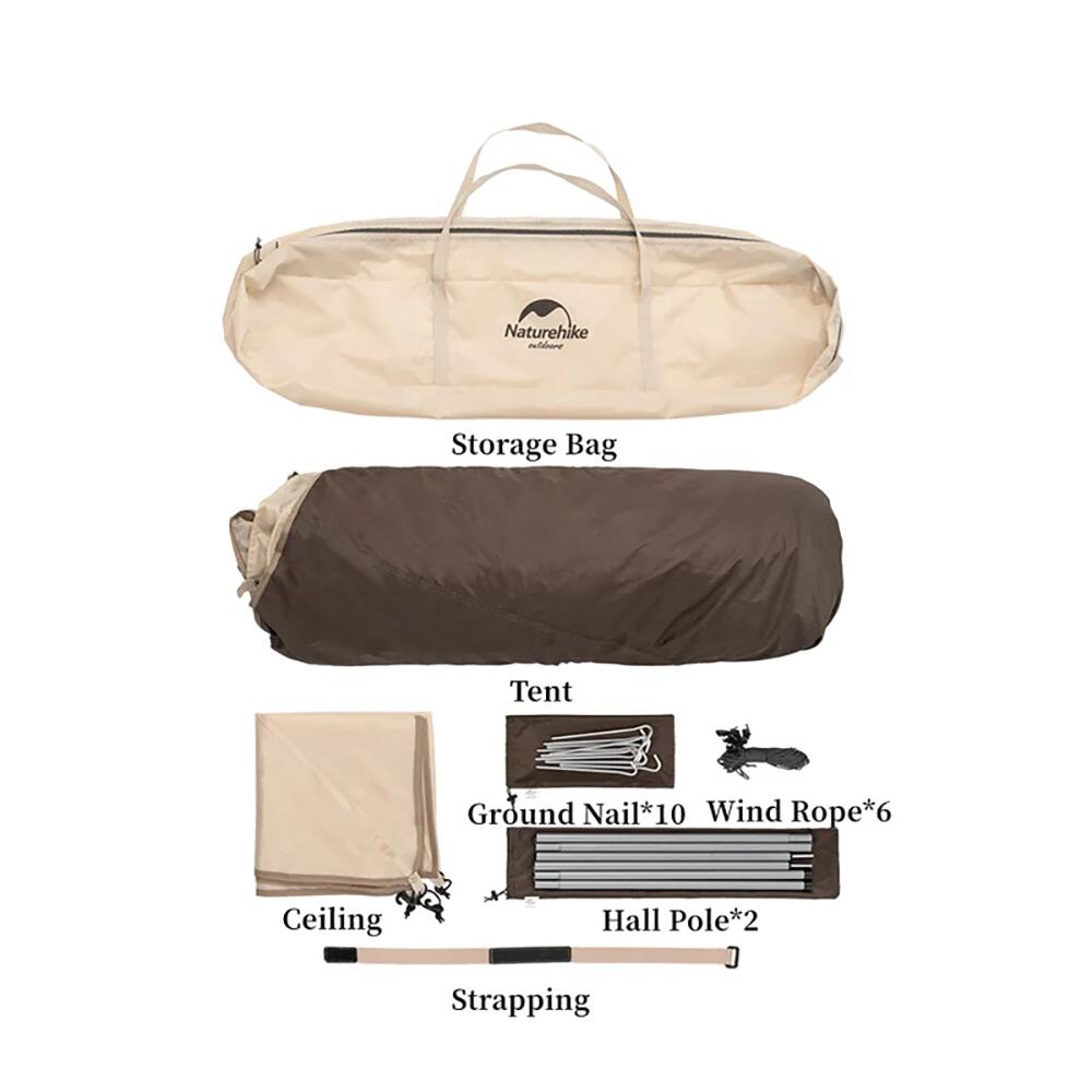 Tienda Nature Hike Ango Pop Up Khahi: Fácil Montaje, Ultraligera y Resistente 6/7