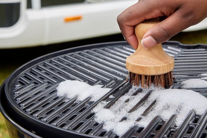Brosse de nettoyage GreenGrill CADAC - Bois 2/3