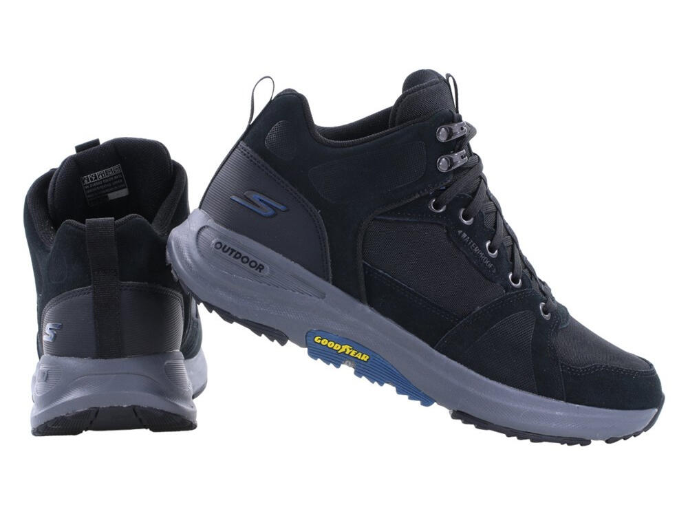 Buty na co dzień męskie SKECHERS GO WALK OUTDOOR skóra 3/4