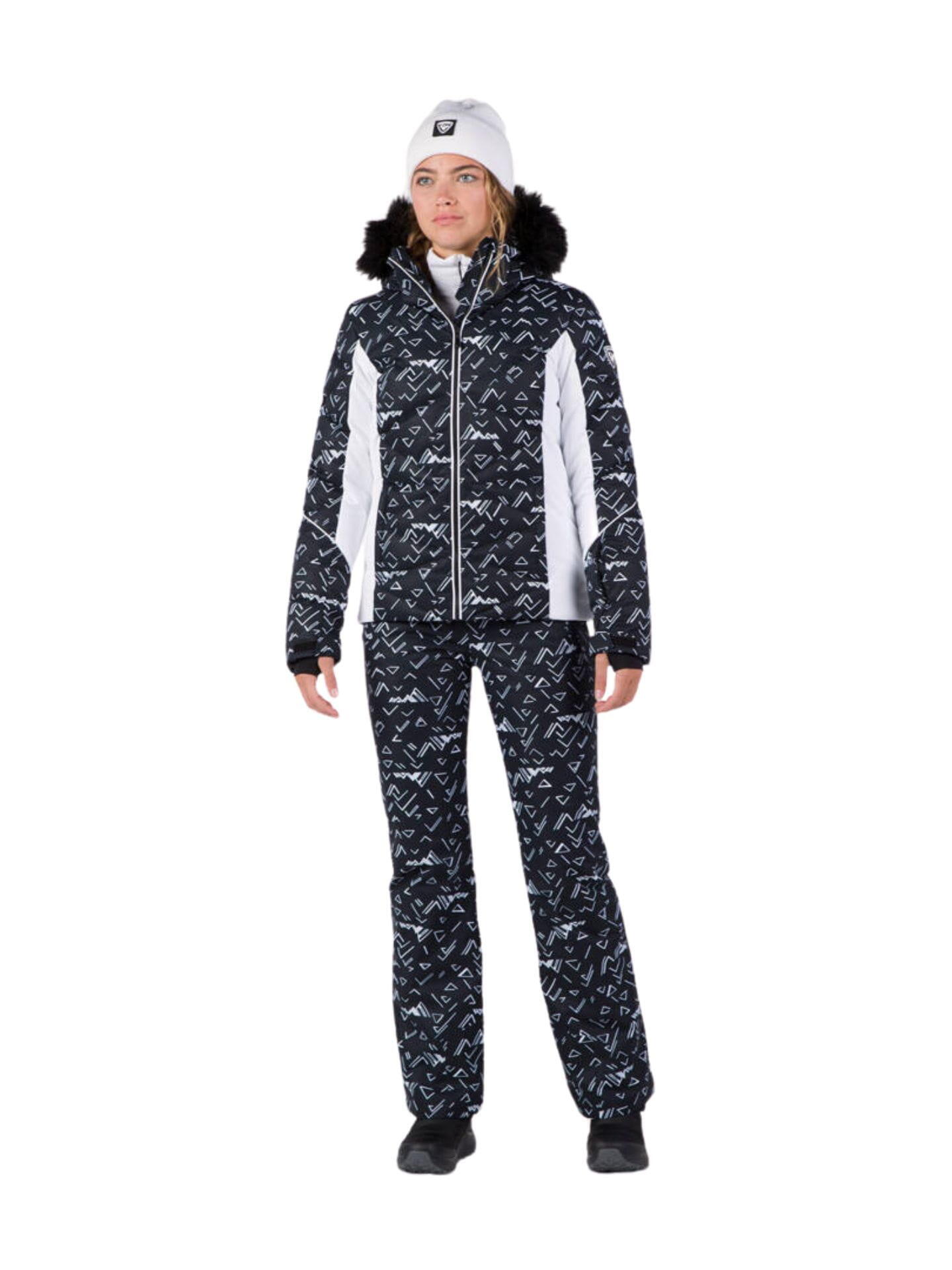 Kurtka narciarska Rossignol damska W Staci PR Puffy JKT czarna 2/6
