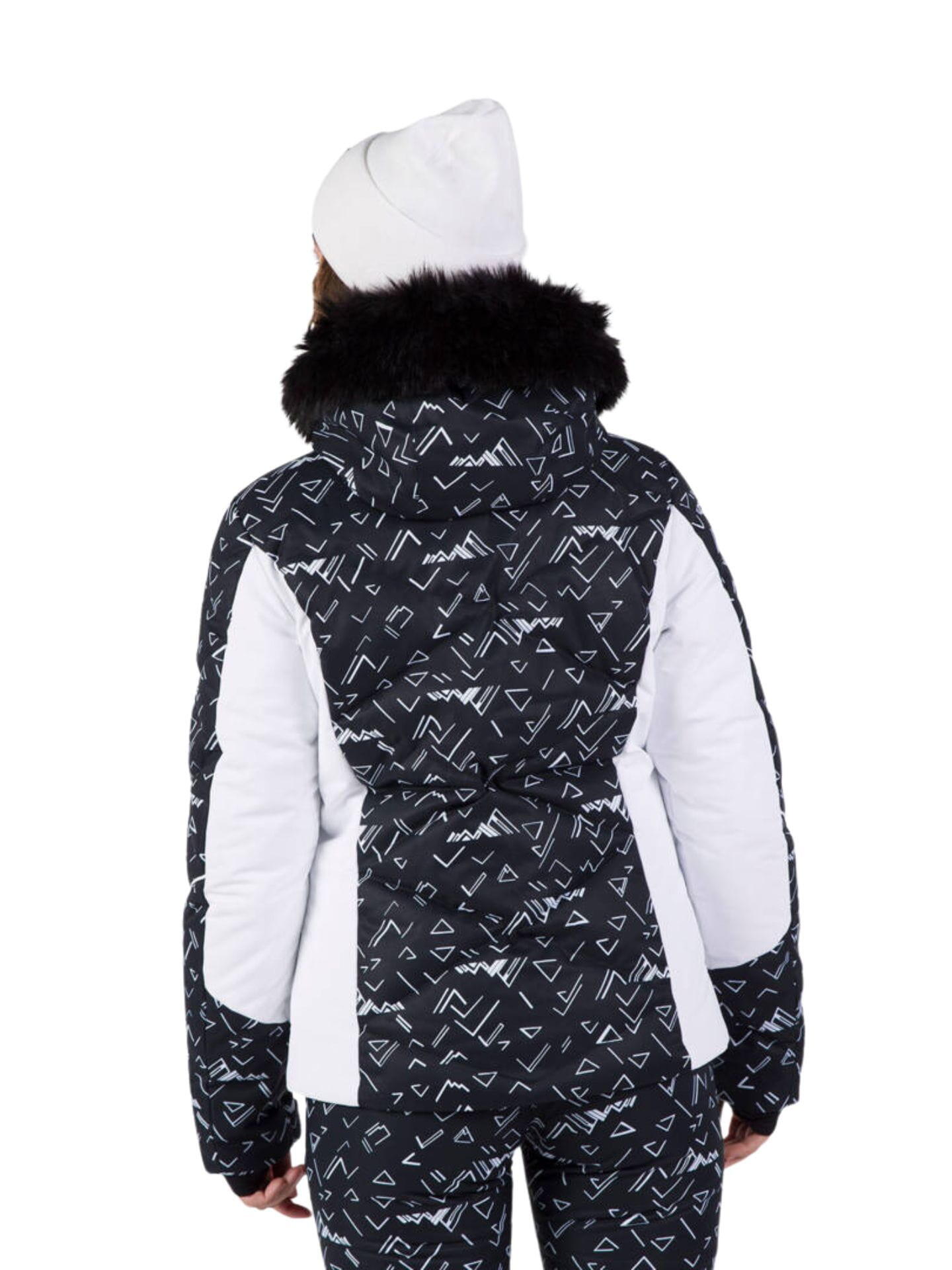 Kurtka narciarska Rossignol damska W Staci PR Puffy JKT czarna 3/6