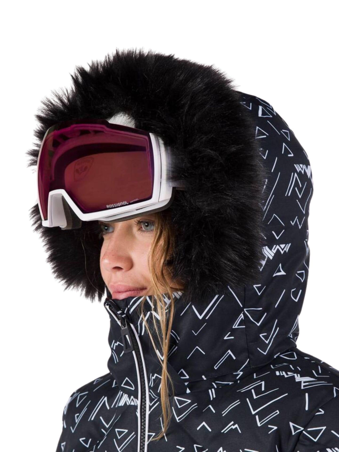 Kurtka narciarska Rossignol damska W Staci PR Puffy JKT czarna 4/6