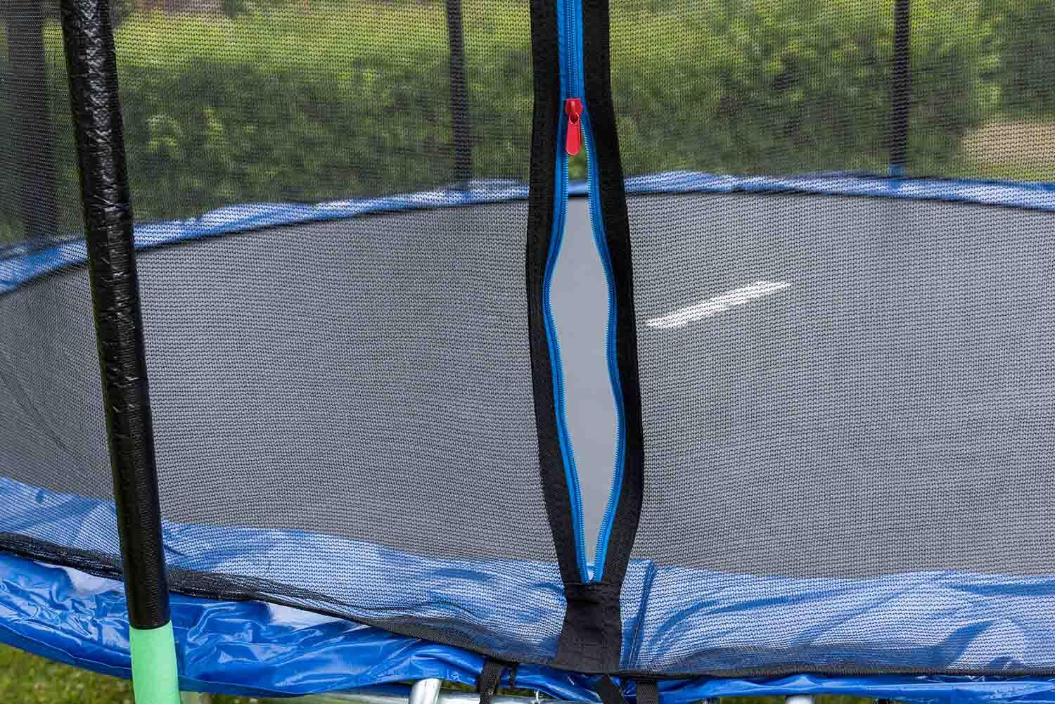 Trampoline Ø 2,44 m avec filet de sécurité et échelle 3/6