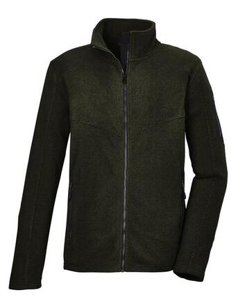 Killtec KOW 90 Cardigan Fleece-Jacke - Herren - Dunkelmoos (Tonal Melange)