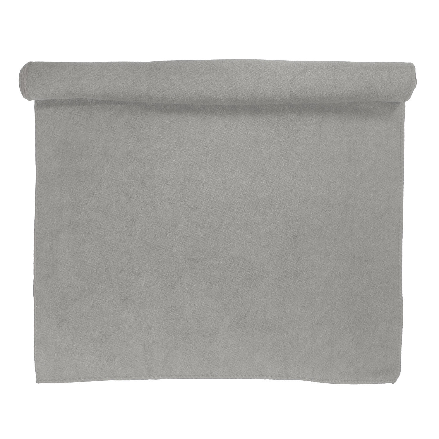 Premium Yoga Mat Handdoek - Anti-slip - 183 x 61 cm - Natural Grey 4/7