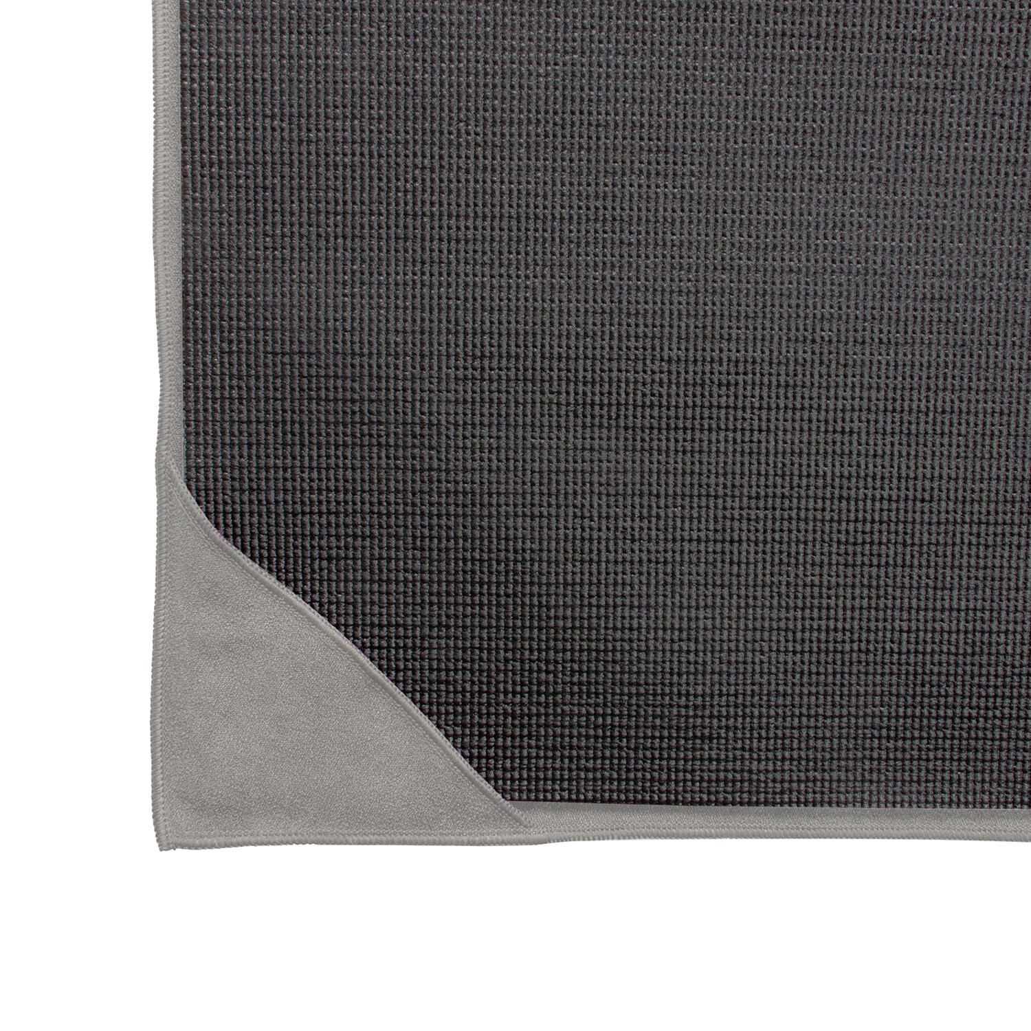Premium Yoga Mat Handdoek - Anti-slip - 183 x 61 cm - Natural Grey 7/7