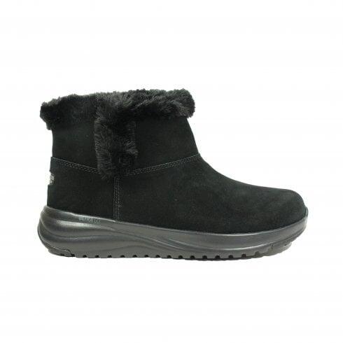 Botines Mujer Skechers 144775_BBK Negros Resistentes al Agua sin Cordones 7/7